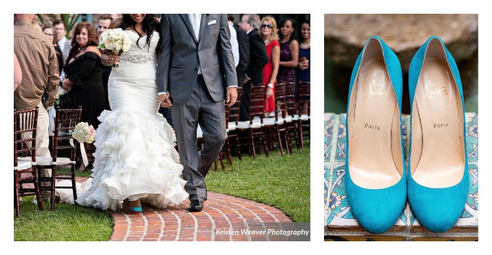 Kristen Weaver Photography, Chalk Shop Events, Casa Feliz, Winter Park, outdoor ceremony, Tiffany blue wedding