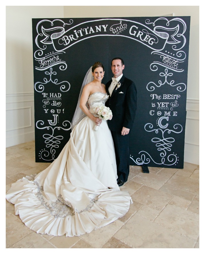 Brooke Images, The Riverhouse, Chalk Shop Events, Orlando weddings, custom chalkboard signs, big board, photo booth