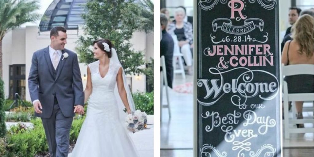 Alfond Inn: Jen and Collin in Celebrations & Events Magazine