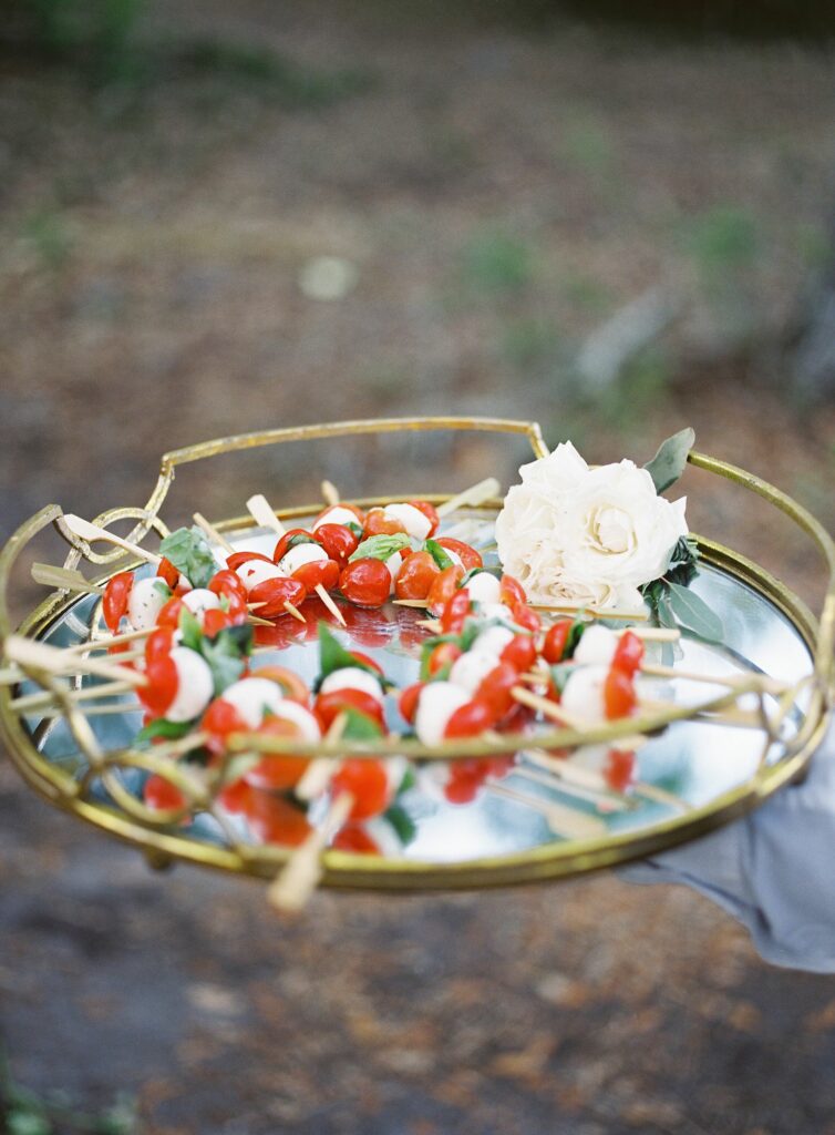 outdoor wedding appetizers