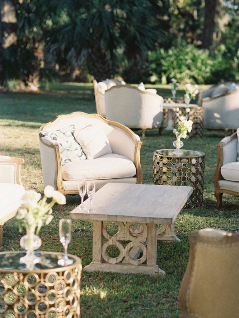 outdoor wedding furniture